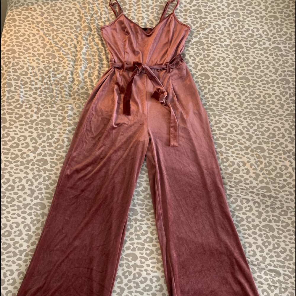 pink jumpsuit from forever 21, size medium, worn 3 times